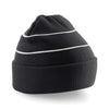 Reflective Striped Beanie (Embroidered)