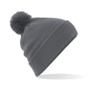 Ribbed Pom Pom Beanies (Embroidered)