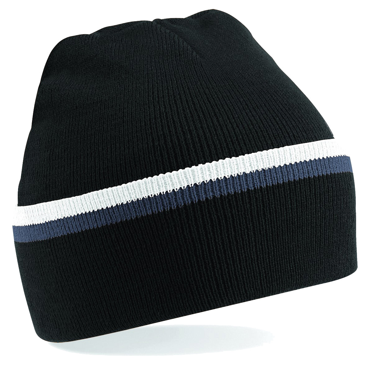 Stripe Teamwear Beanie (Embroidered)