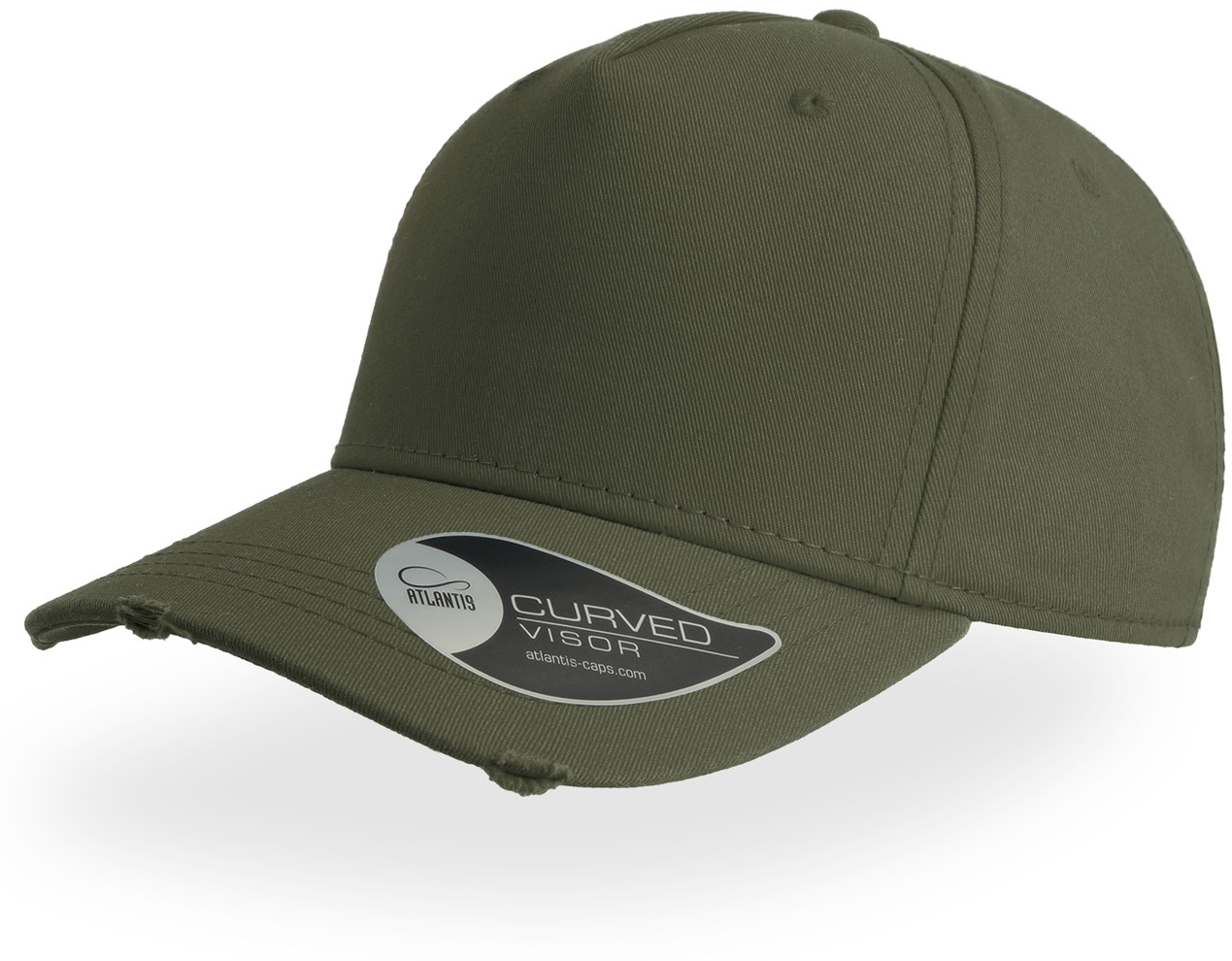 Distressed 5 Panel Cap (Embroidered)