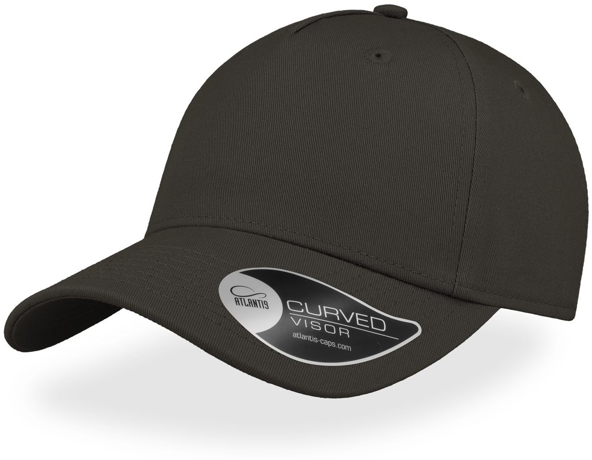 Curved Visor 5 Panel Structured Cap (Embroidered)