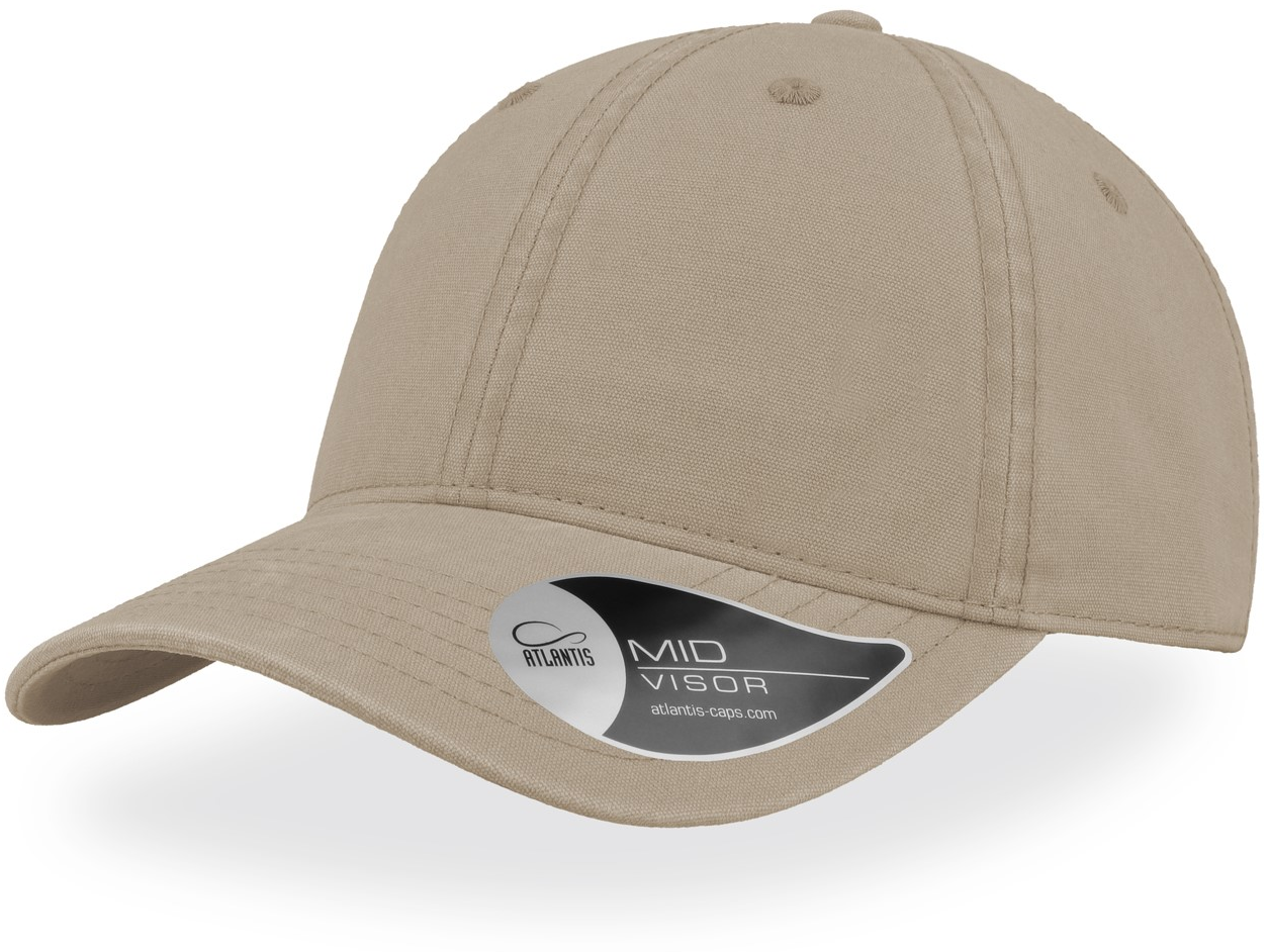 Solid Canvas Unstructured 6 Panel Cap (Embroidered)