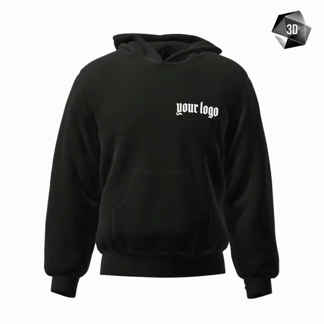 3D Spinning Mock Up (Hoodie)