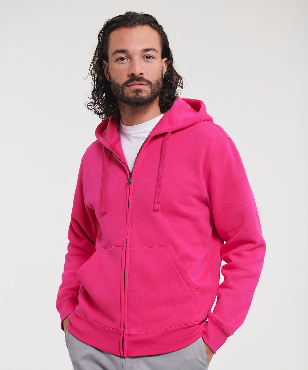 J266M Authentic Zipped Hooded Sweat