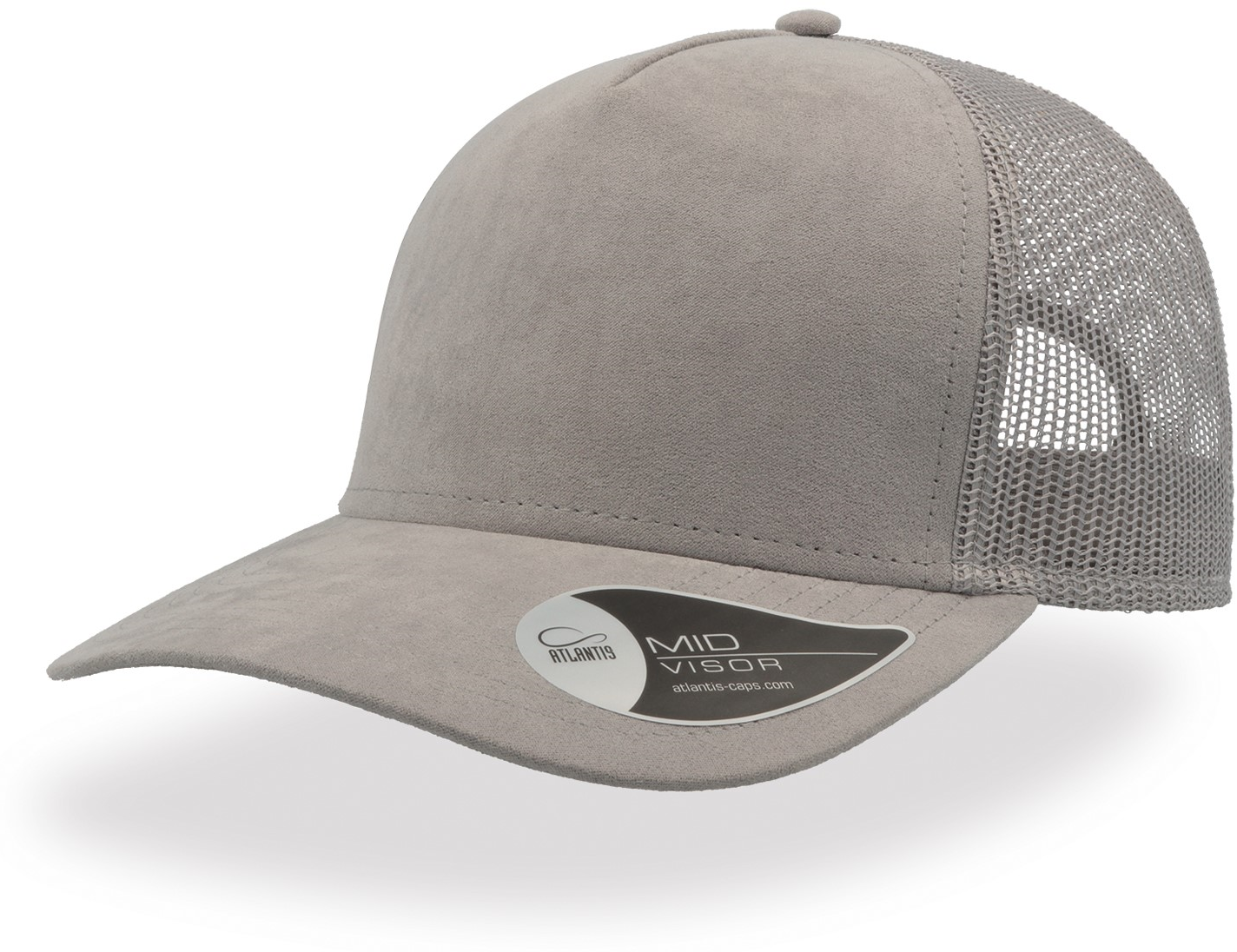 Rapper Suede 5 Panel Trucker Cap (Embroidered)