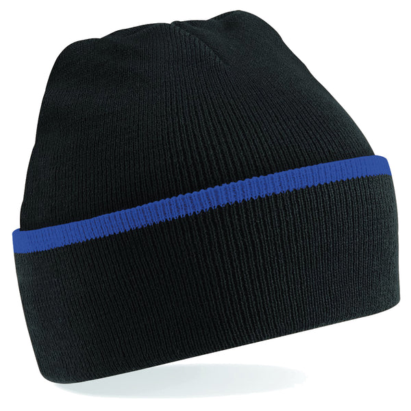 Stripe Teamwear Beanie (Embroidered)