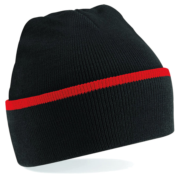 Stripe Teamwear Beanie (Embroidered)