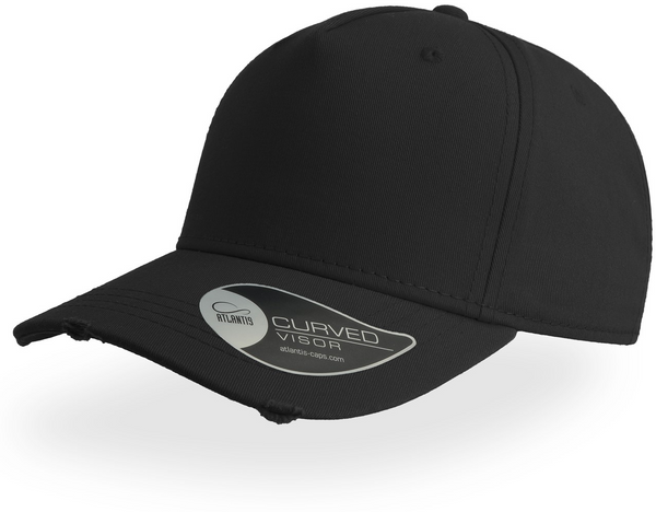 Distressed 5 Panel Cap (Embroidered)