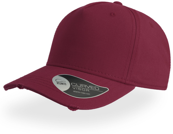 Distressed 5 Panel Cap (Embroidered)
