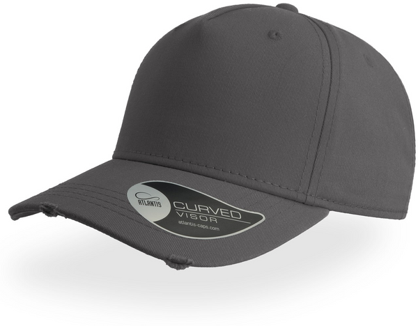 Distressed 5 Panel Cap (Embroidered)