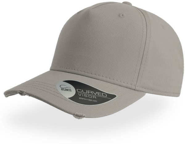 Distressed 5 Panel Cap (Embroidered)