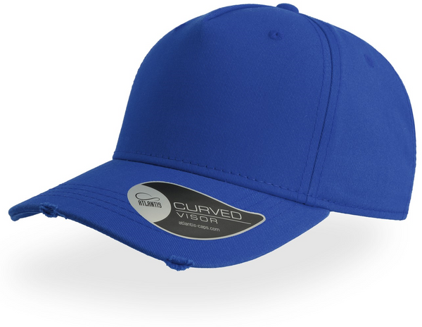 Distressed 5 Panel Cap (Embroidered)