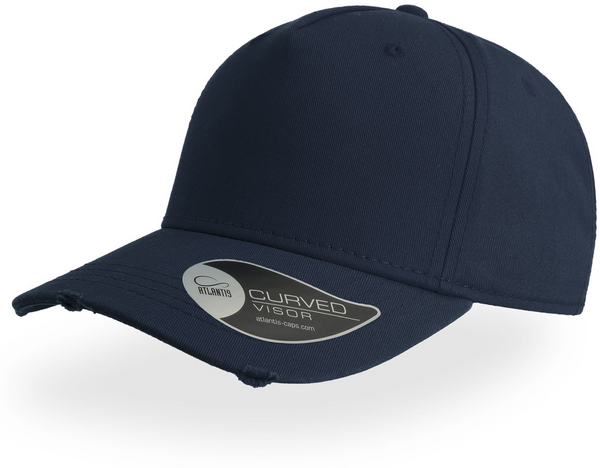 Distressed 5 Panel Cap (Embroidered)