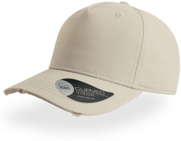 Distressed 5 Panel Cap (Embroidered)