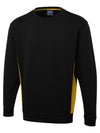 Two Tone Crew Sweatshirt Uneek UC217