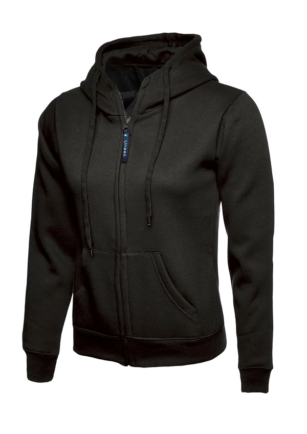 Ladies Classic Full Zip Hooded Sweatshirt UC505