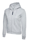 Ladies Classic Full Zip Hooded Sweatshirt UC505