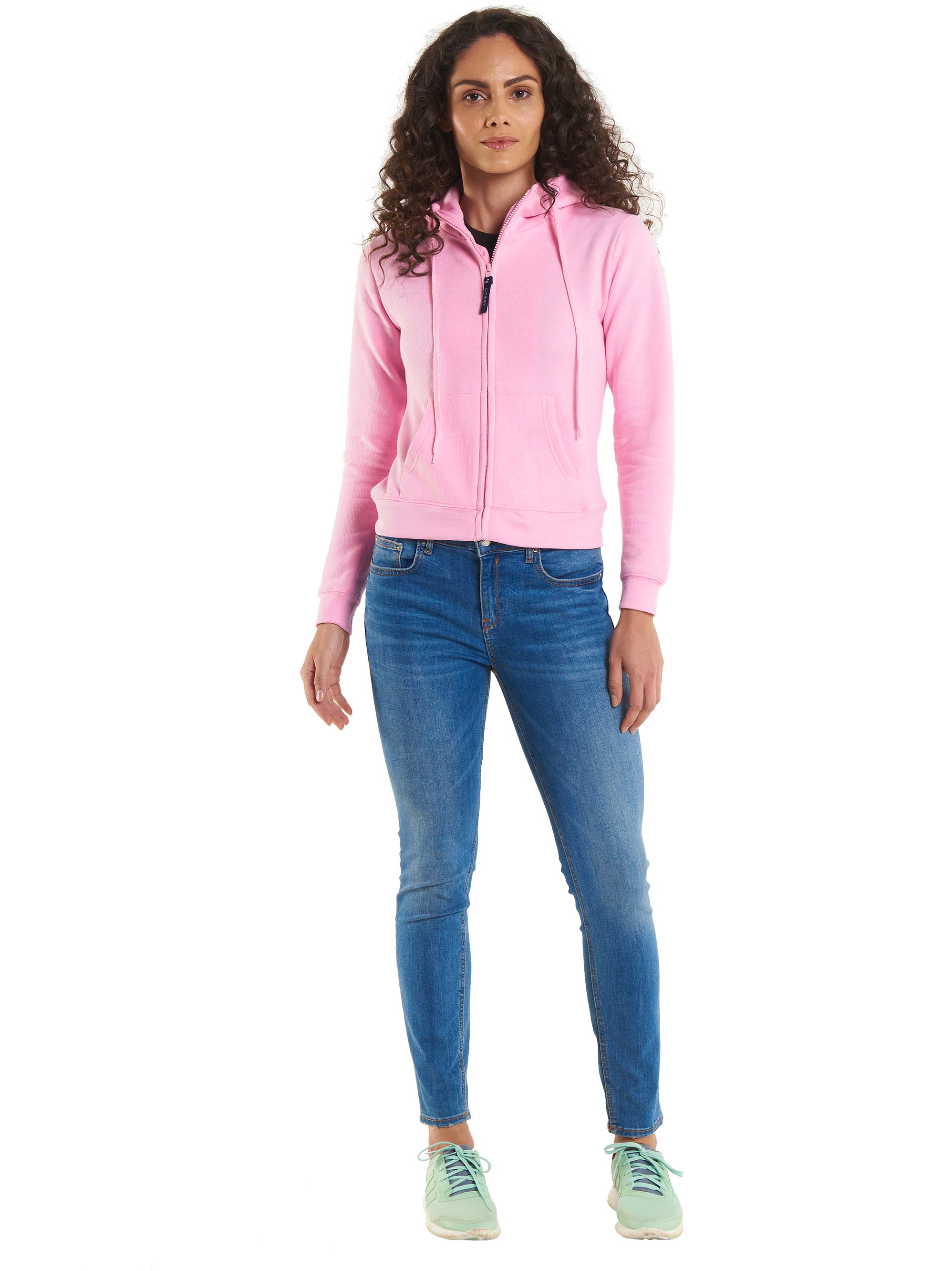 Ladies Classic Full Zip Hooded Sweatshirt UC505