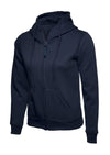 Ladies Classic Full Zip Hooded Sweatshirt UC505