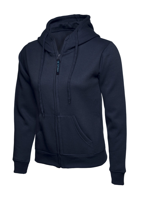 Ladies Classic Full Zip Hooded Sweatshirt UC505