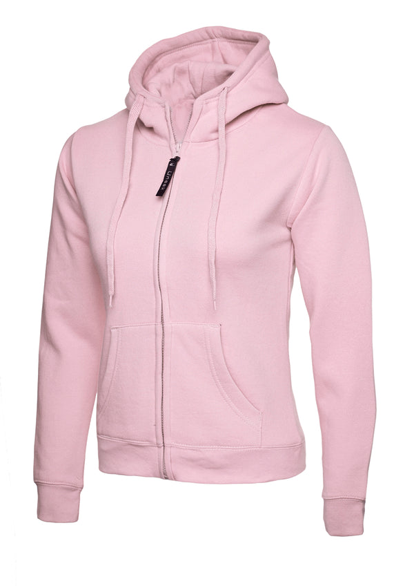 Ladies Classic Full Zip Hooded Sweatshirt UC505