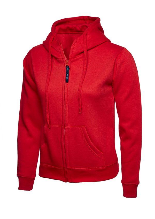 Ladies Classic Full Zip Hooded Sweatshirt UC505