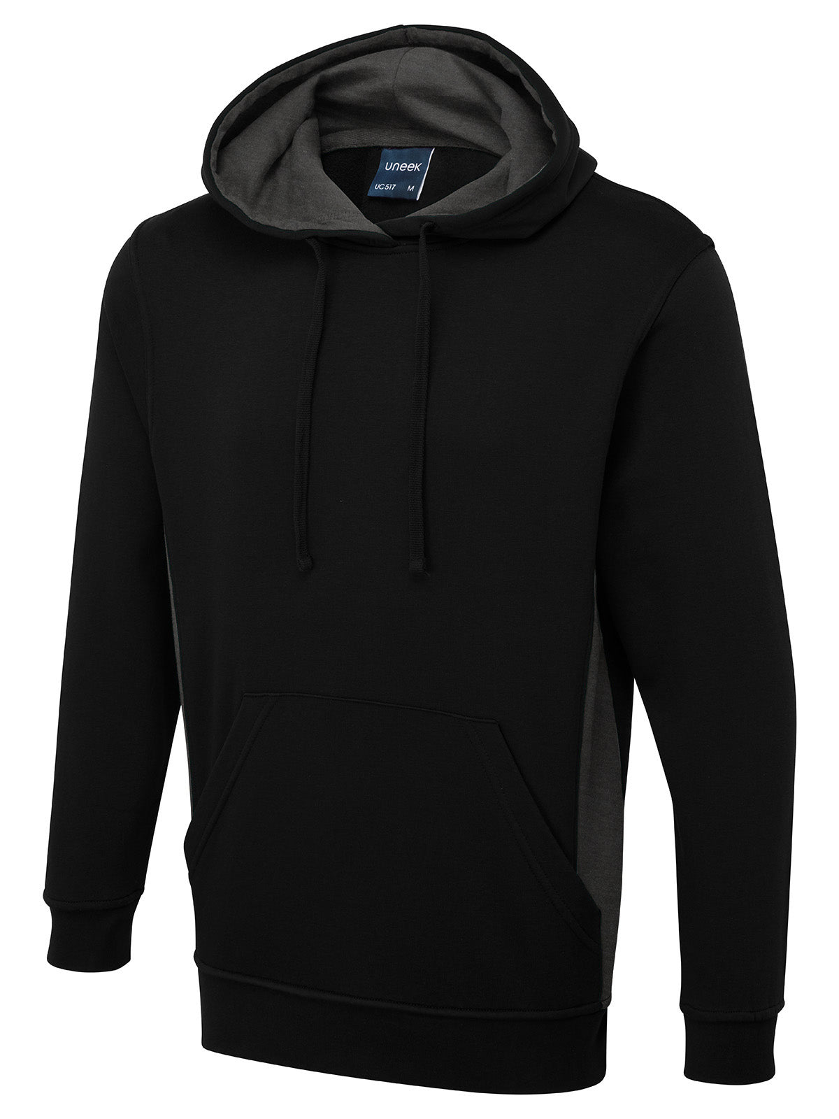 Two Tone Hooded Sweatshirt Uneek UC517
