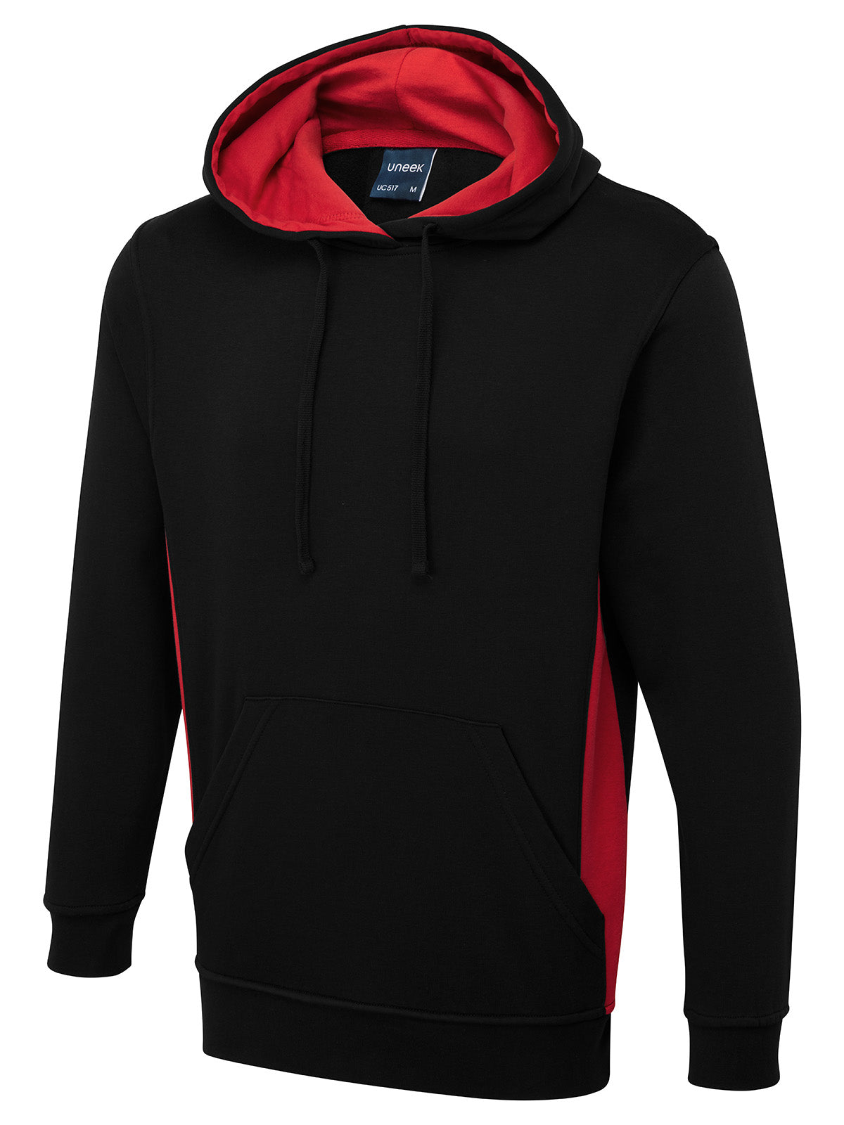 Two Tone Hooded Sweatshirt Uneek UC517
