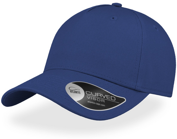 Curved Visor 5 Panel Structured Cap (Embroidered)