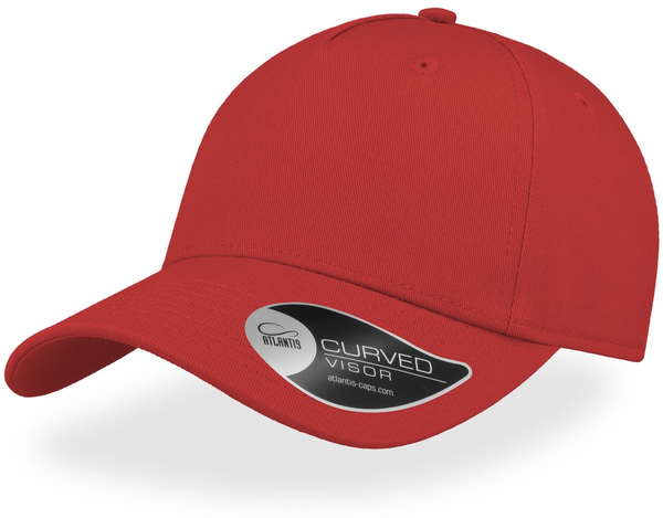 Curved Visor 5 Panel Structured Cap (Embroidered)