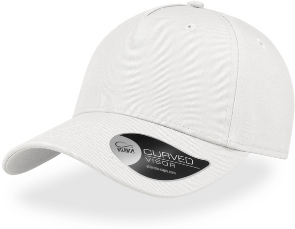 Curved Visor 5 Panel Structured Cap (Embroidered)