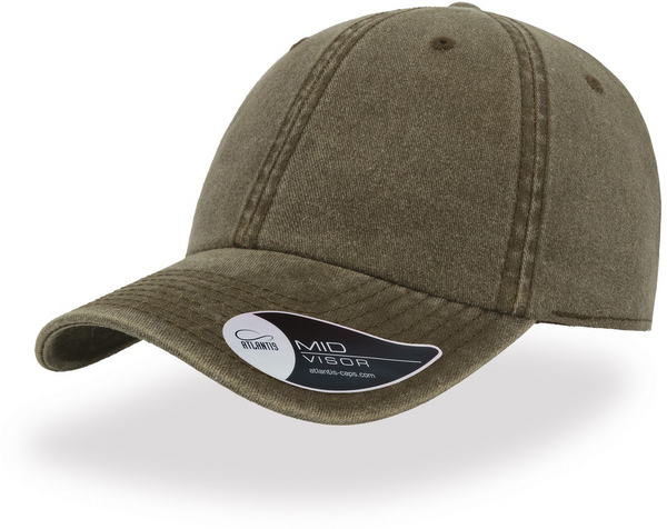 Pigment Dyed 6 Panel Cap (Embroidered)