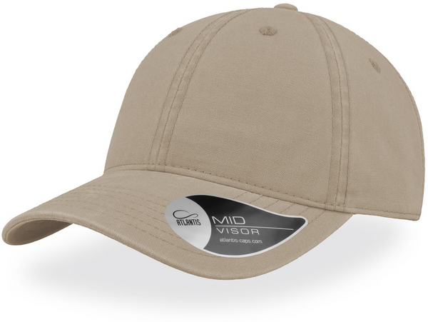 Solid Canvas Unstructured 6 Panel Cap (Embroidered)