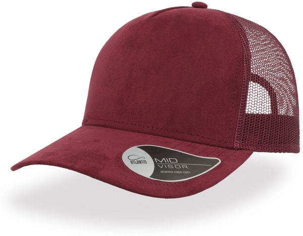 Rapper Suede 5 Panel Trucker Cap (Embroidered)