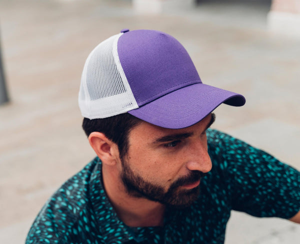 Rapper Cotton 5 Panel Trucker Cap (Embroidered)