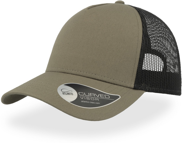 Rapper Cotton 5 Panel Trucker Cap (Embroidered)