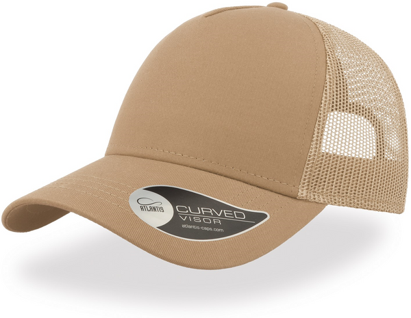 Rapper Cotton 5 Panel Trucker Cap (Embroidered)
